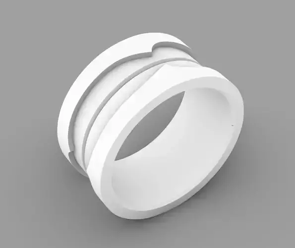 Sleek Geometric Ring