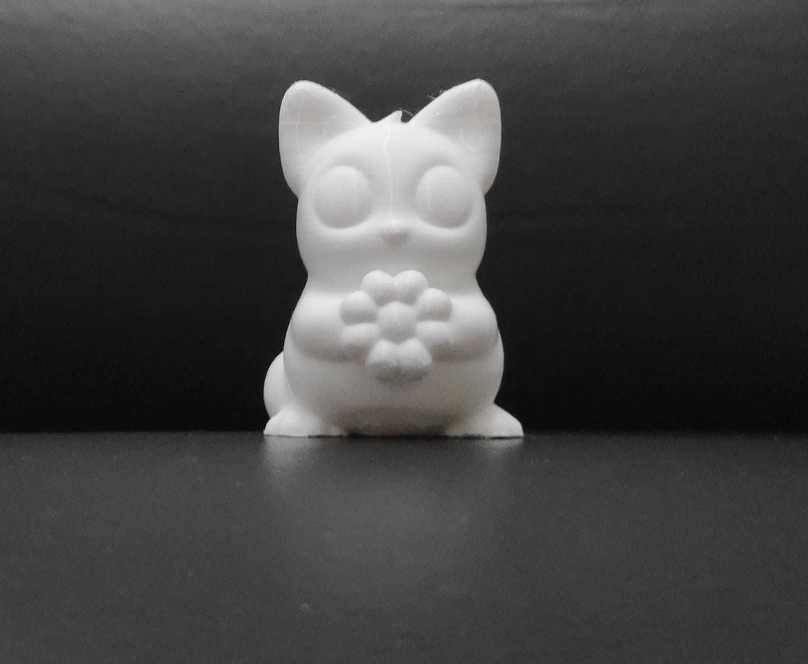 Cat Flower 3D print model_10