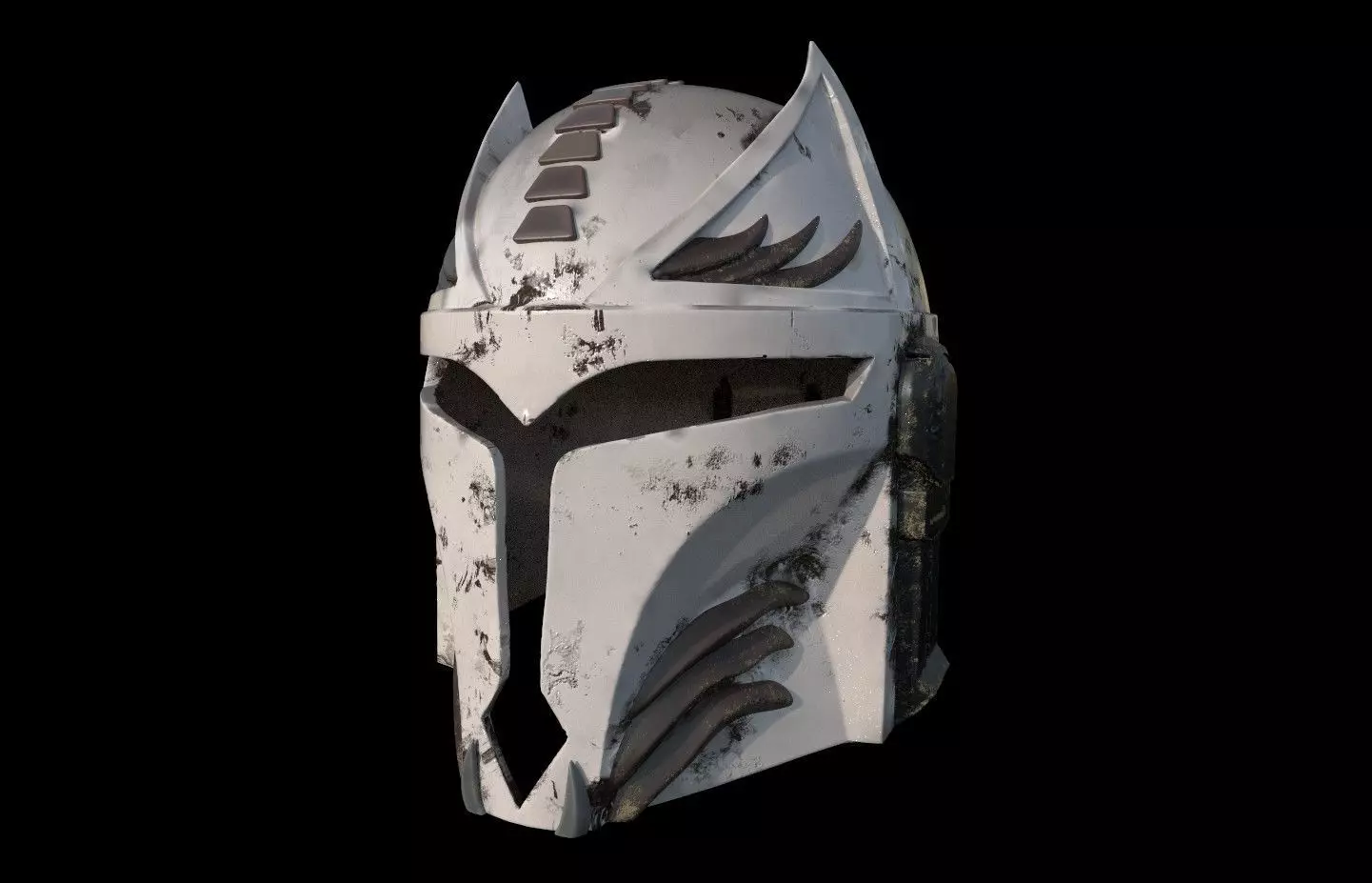 Mandalorian Lothal Helmet 3d digital download Mandalorian Helmet 3D print model_0