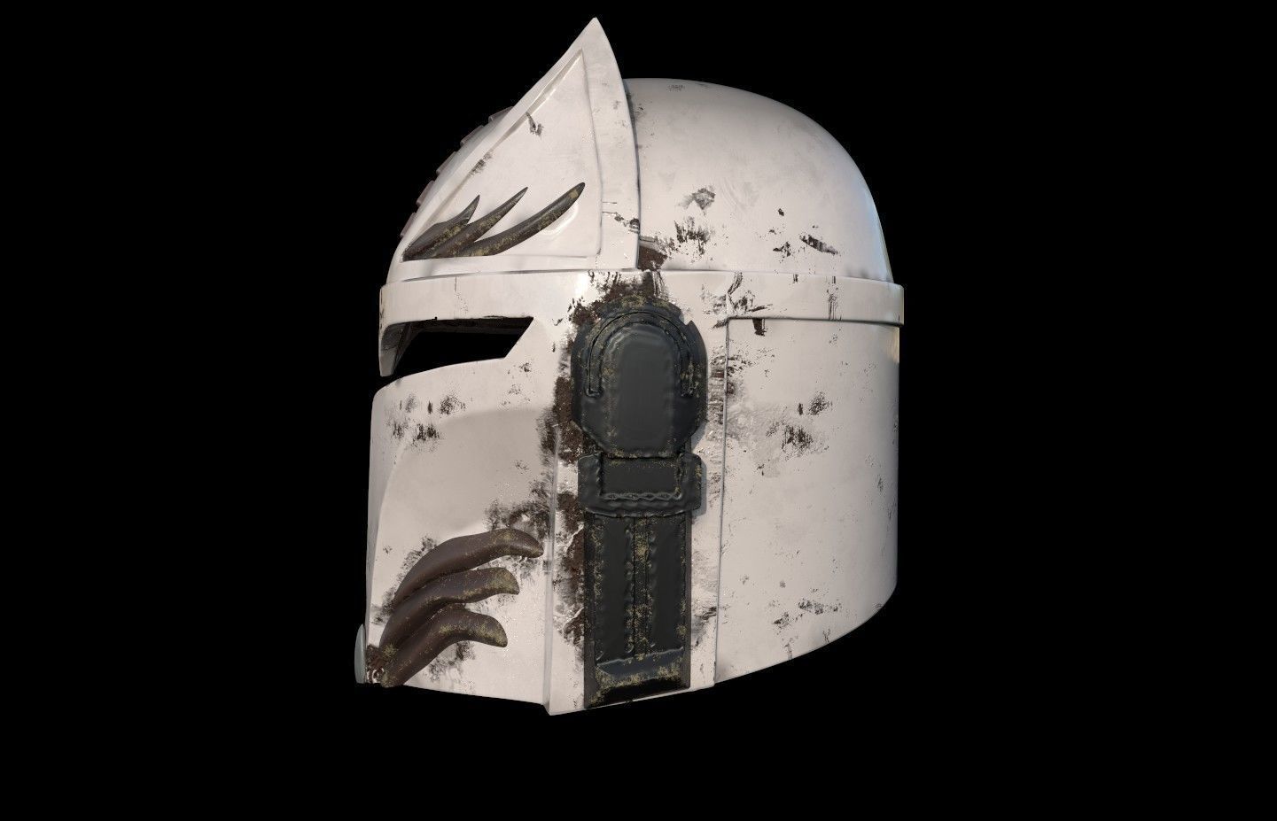 Mandalorian Lothal Helmet 3d digital download Mandalorian Helmet 3D print model_1