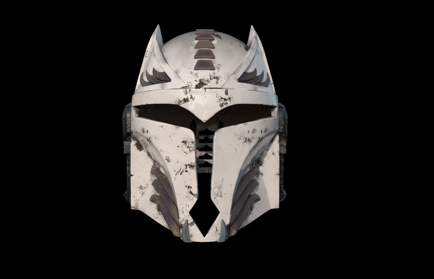Mandalorian Lothal Helmet 3d digital download Mandalorian Helmet 3D print model_3