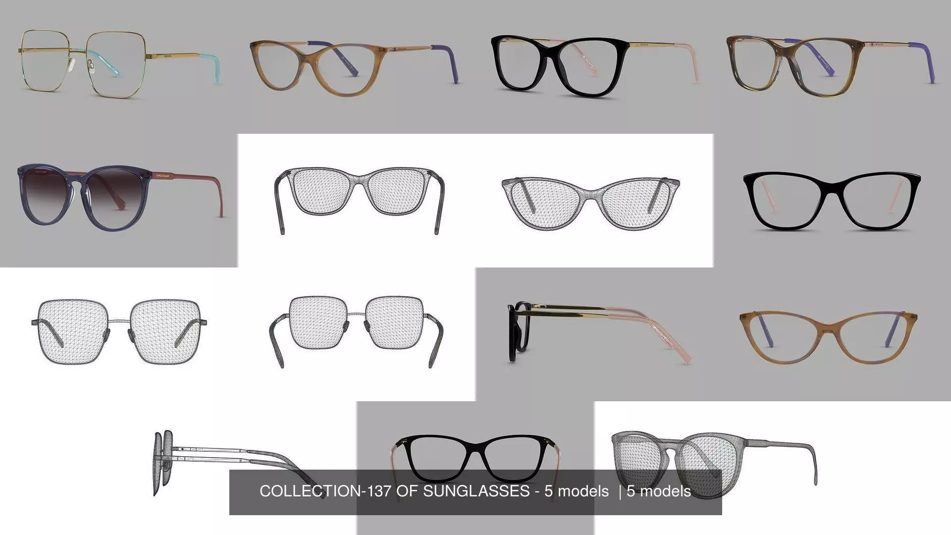 COLLECTION-137 OF SUNGLASSES - 5 models _0