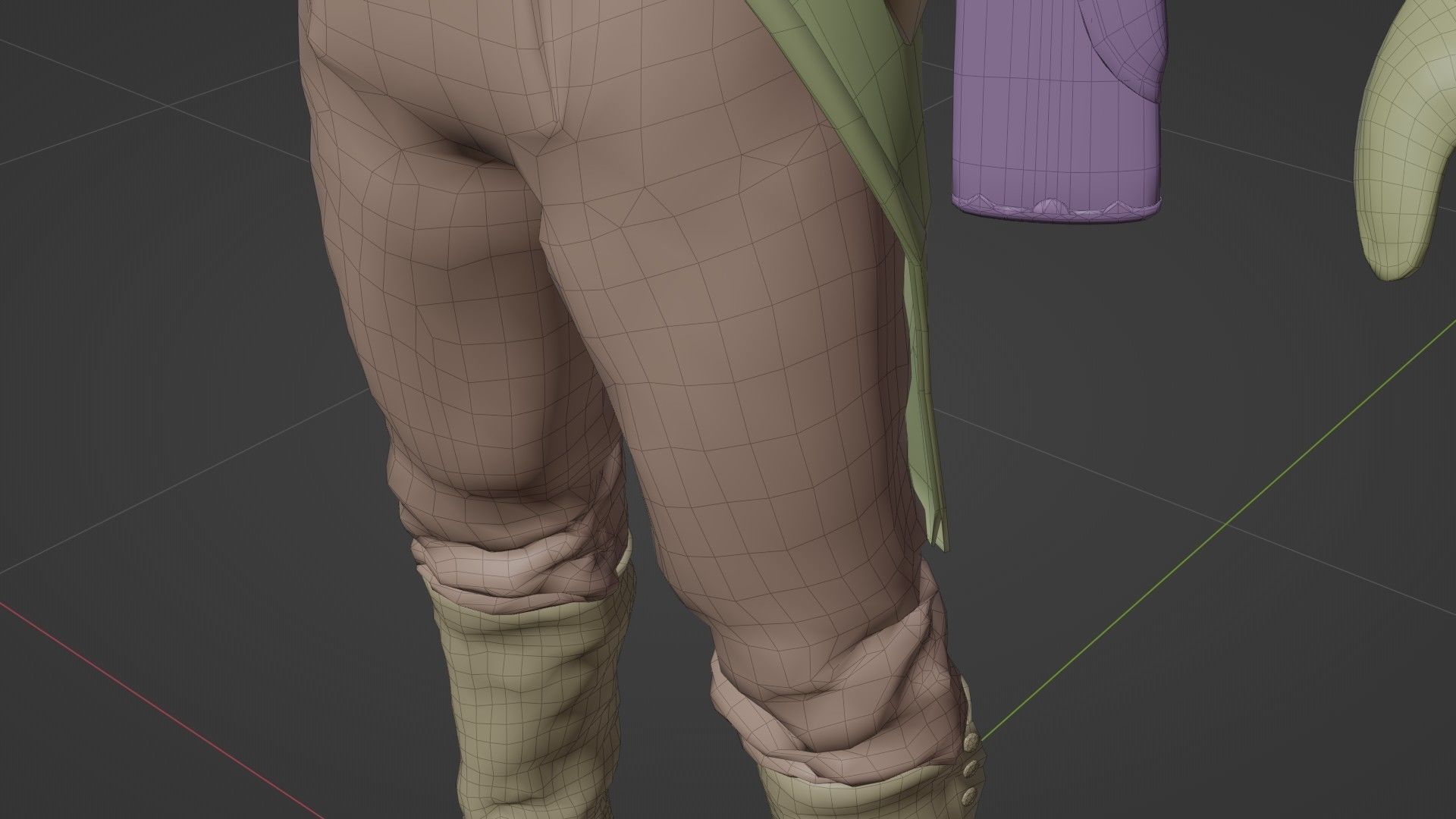 Soldier Napoleon Infantry Rigged Low-poly 3D model_27