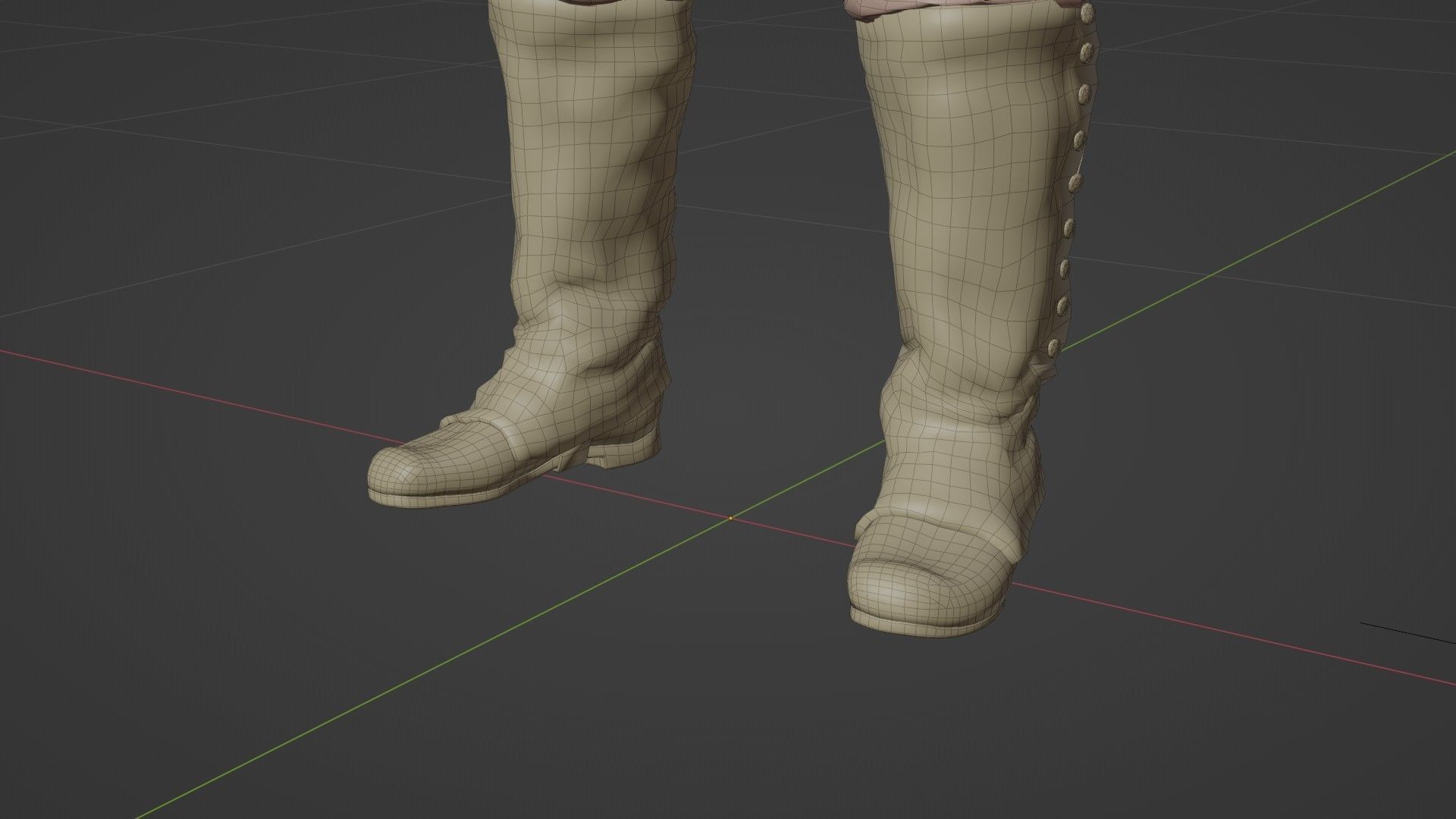 Soldier Napoleon Infantry Rigged Low-poly 3D model_31