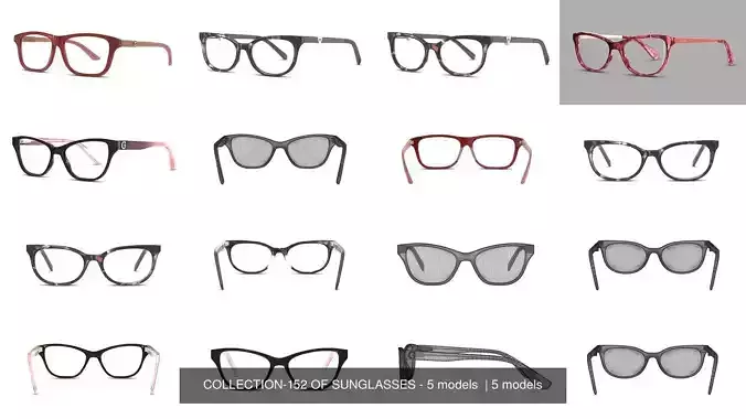 COLLECTION-152 OF SUNGLASSES - 5 models  