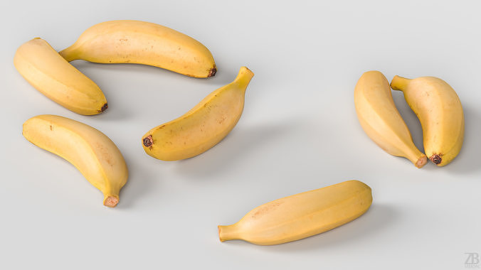 Banana 3D model 3