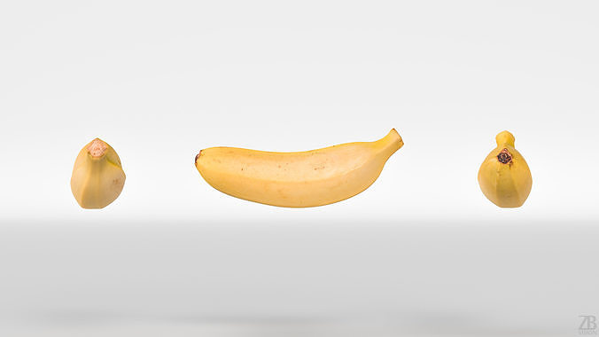 Banana 3D model 5