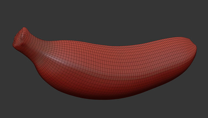 Banana 3D model 7