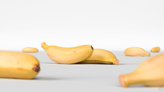 Banana 3D model 2