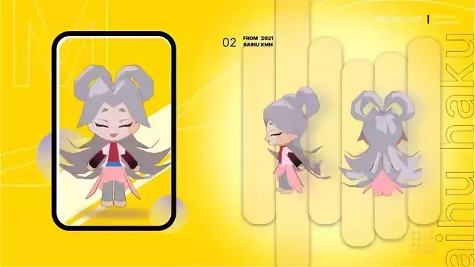 qq version cartoon model