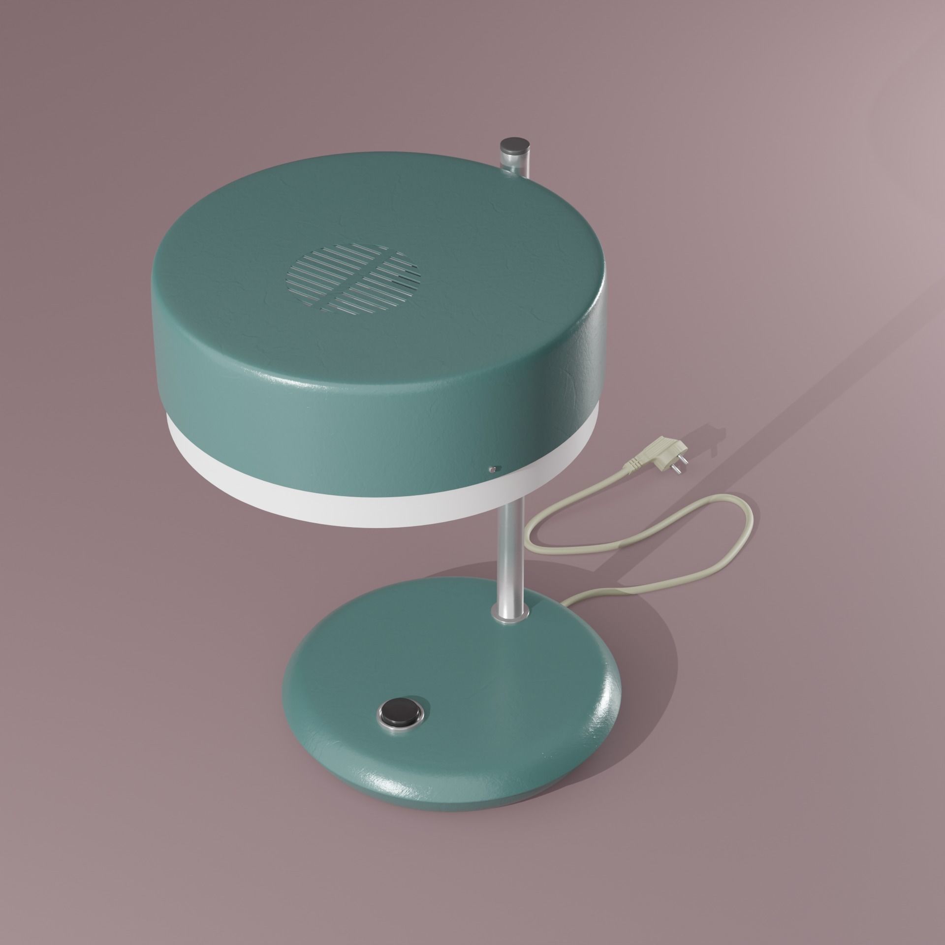 Old style Desk lamp  3D model_6