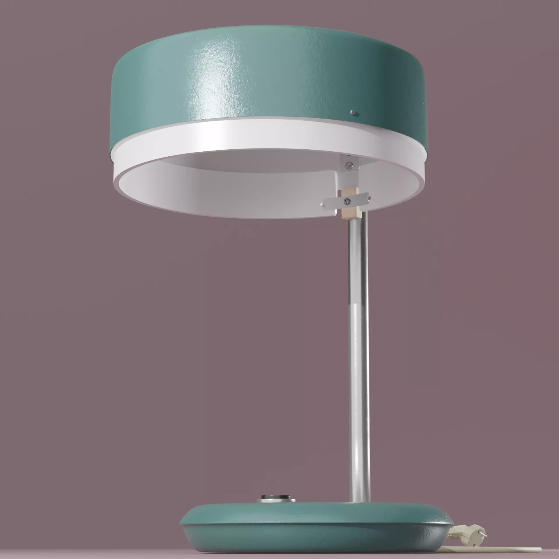 Old style Desk lamp  3D model_0