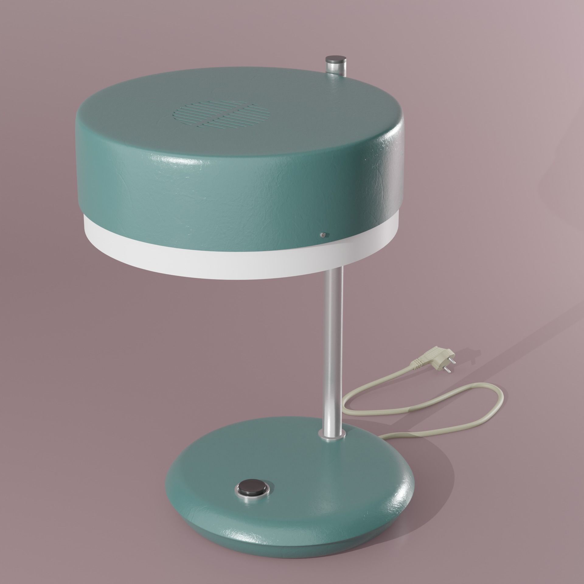 Old style Desk lamp  3D model_2