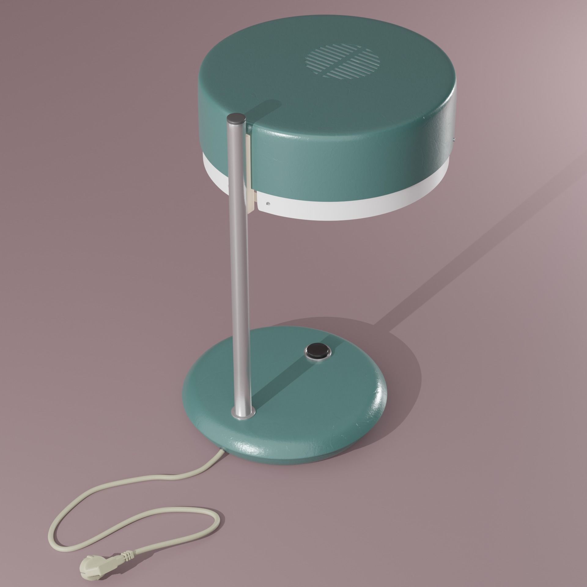 Old style Desk lamp  3D model_8