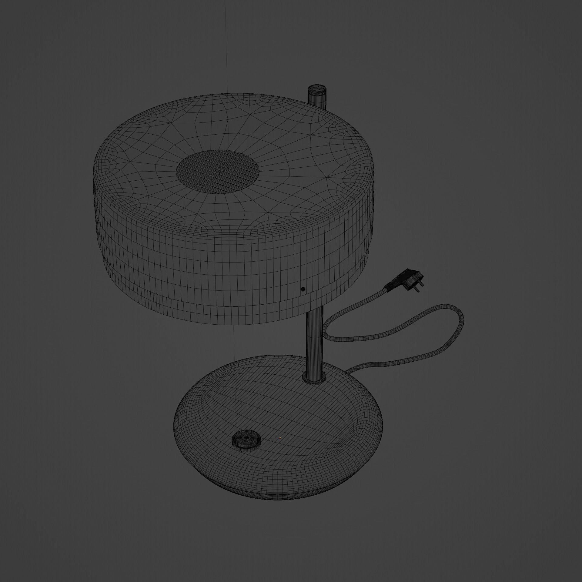 Old style Desk lamp  3D model_7