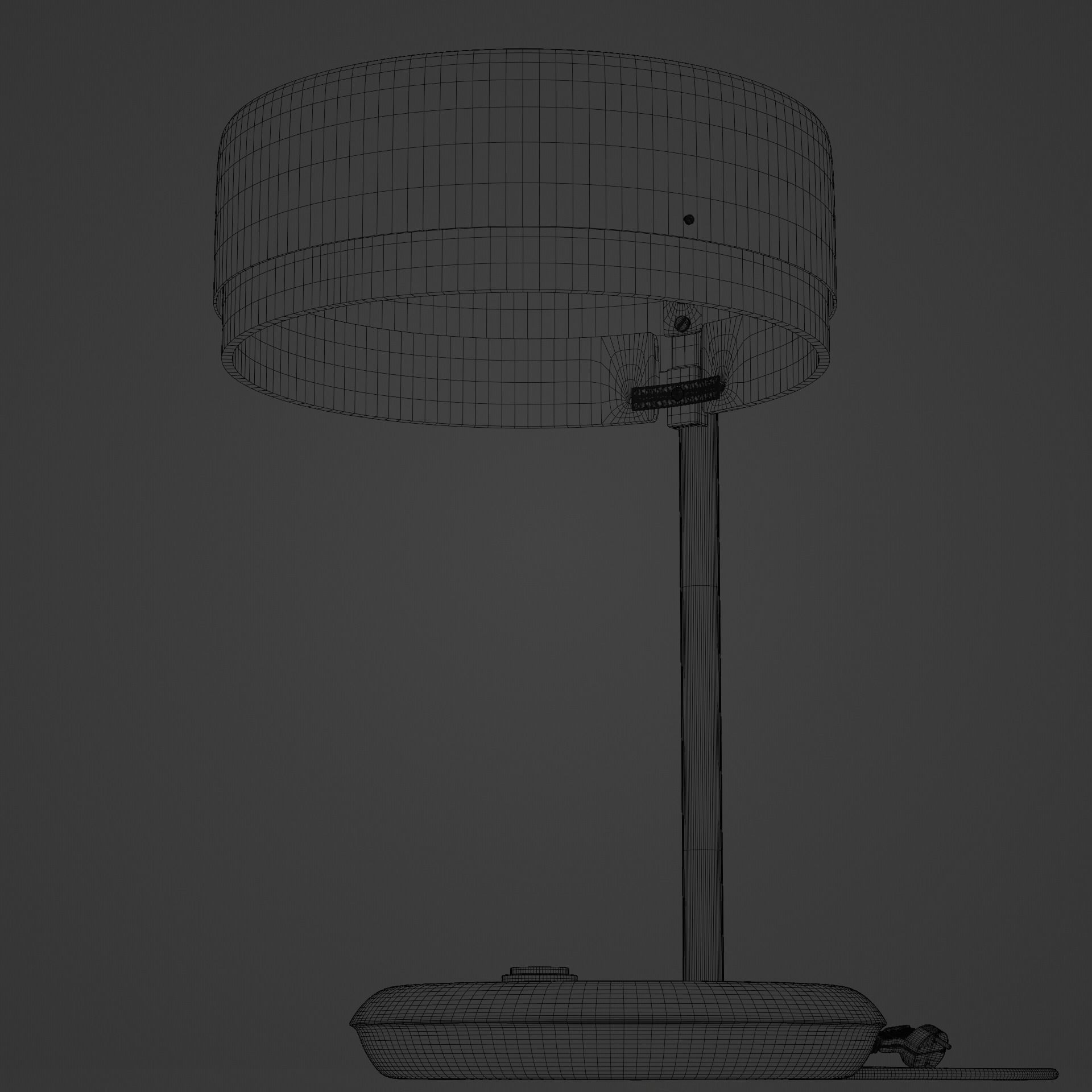 Old style Desk lamp  3D model_1
