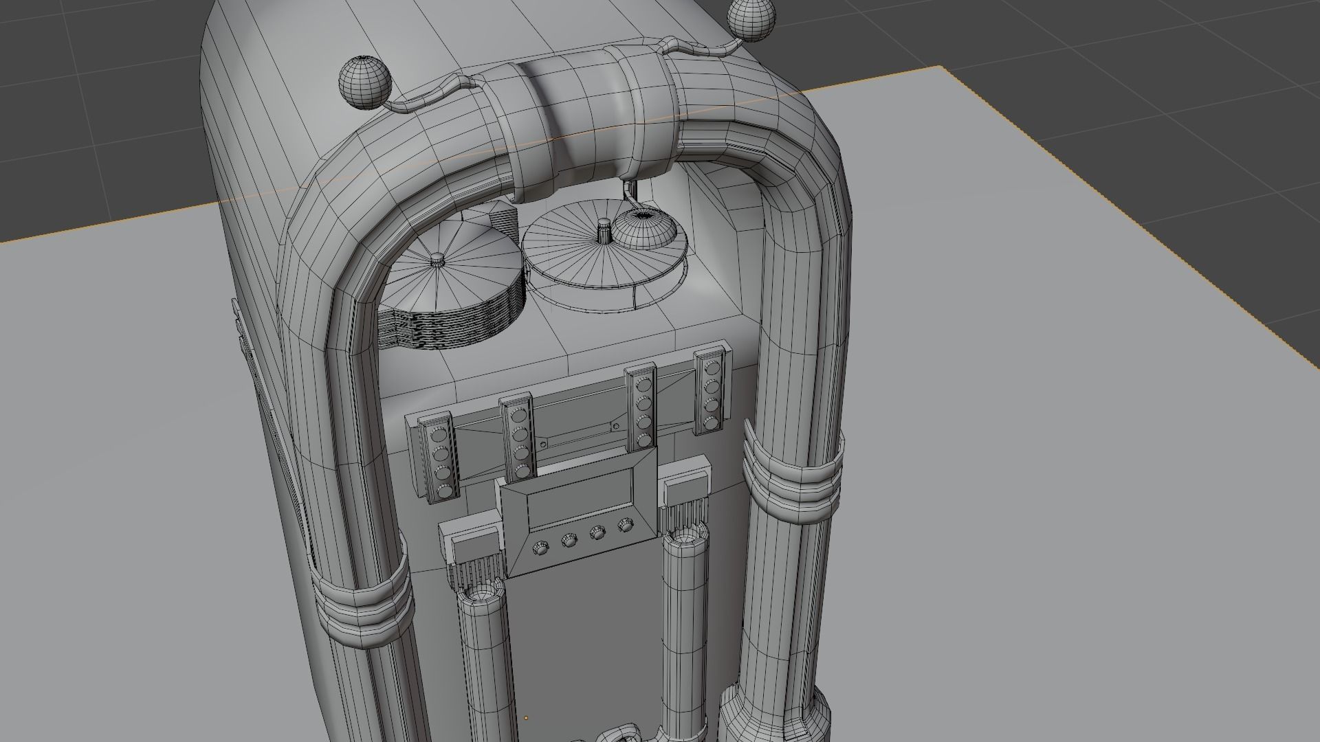 Neon Jukebox Low-poly 3D model_12