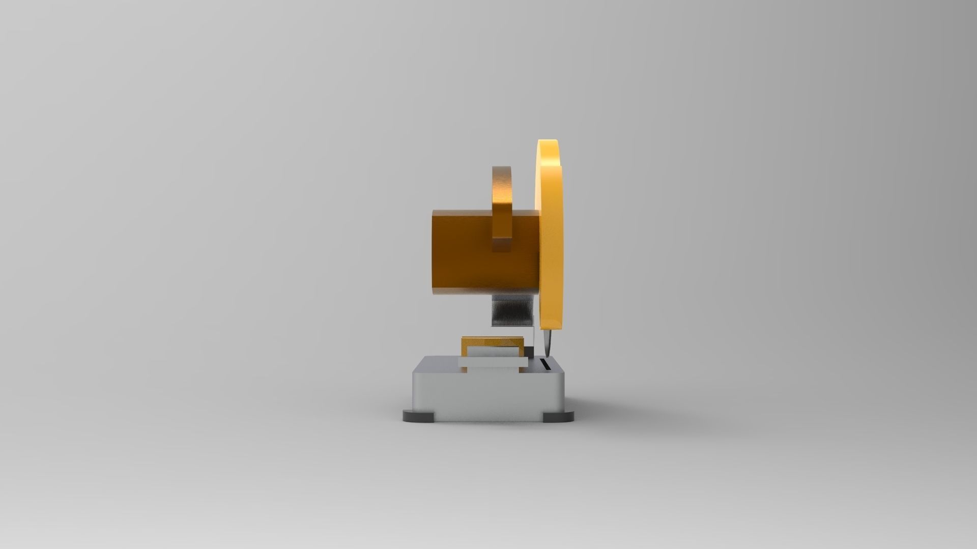 Circular saw machine 1 3D model_2