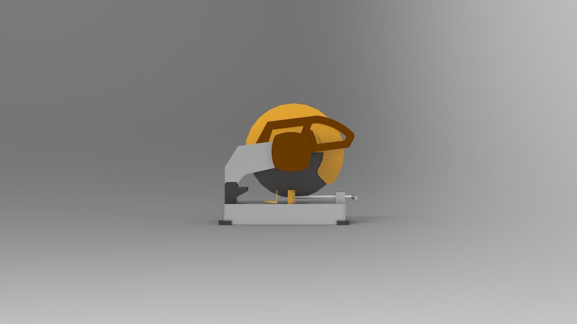 Circular saw machine 1 3D model_1