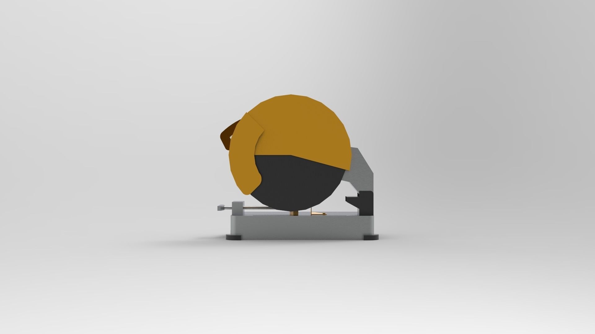 Circular saw machine 1 3D model_4