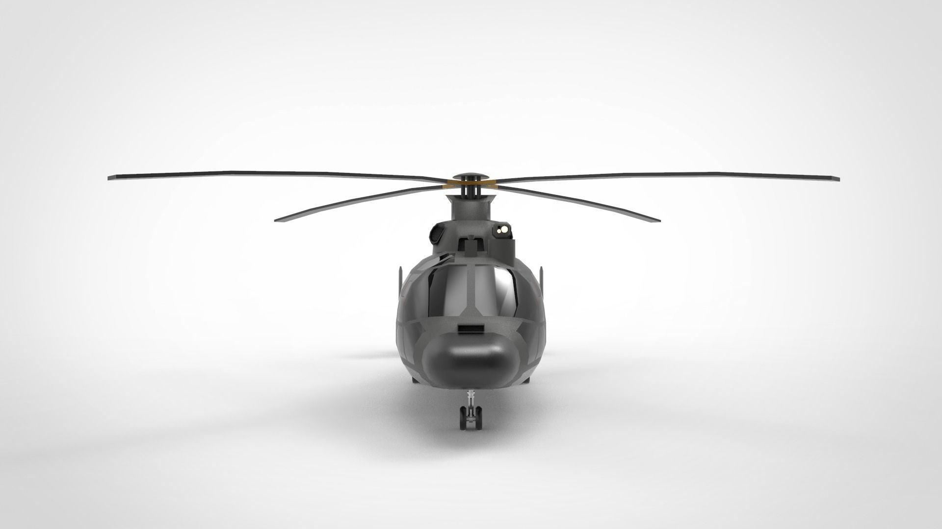 Harbin Z 9 Helicopter 3D model_5