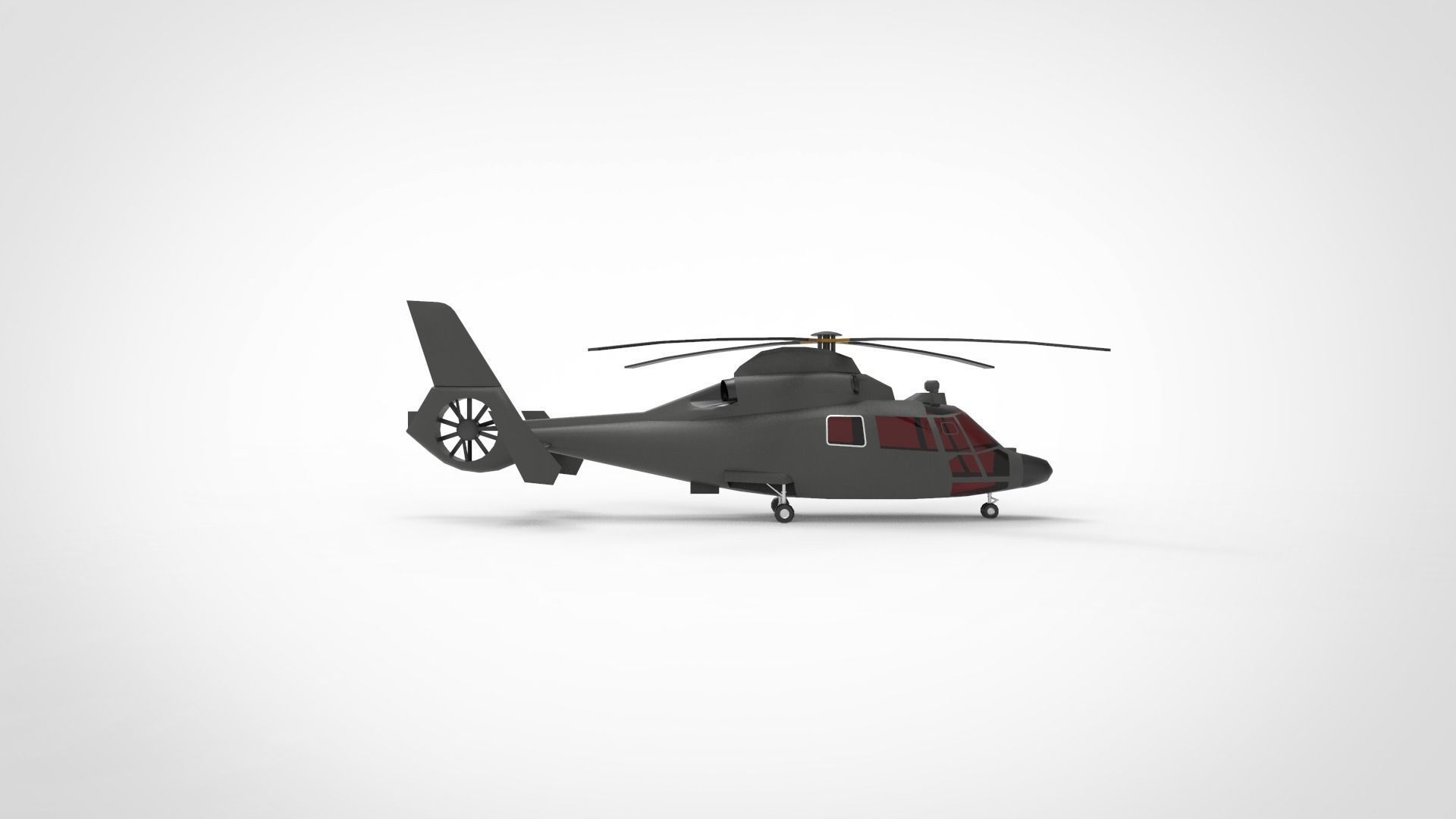 Harbin Z 9 Helicopter 3D model_4