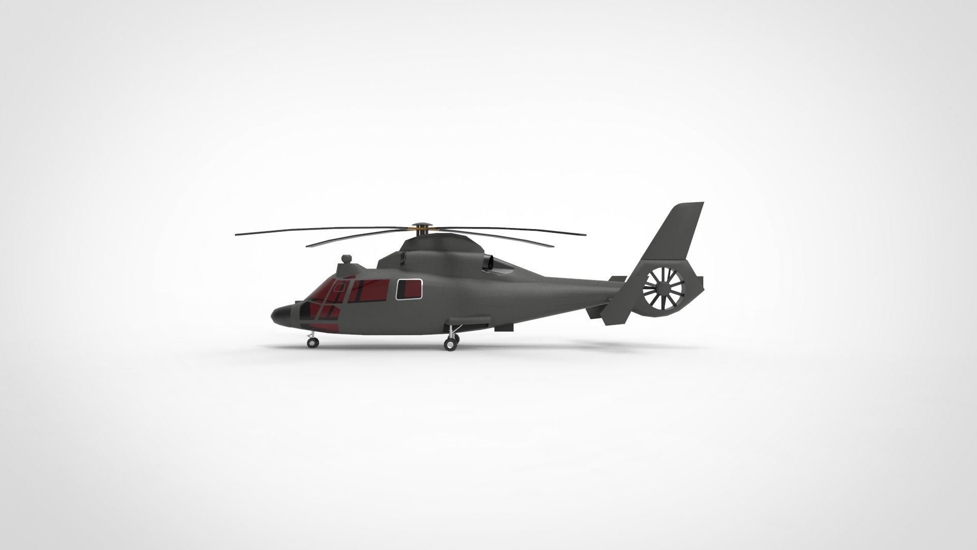 Harbin Z 9 Helicopter 3D model_3