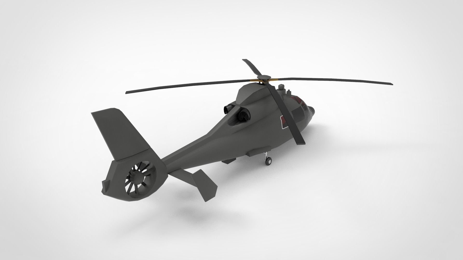 Harbin Z 9 Helicopter 3D model_6