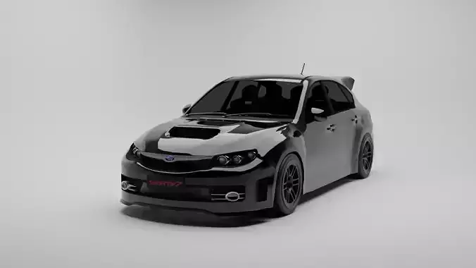 Subaru WRX STI 3D model
