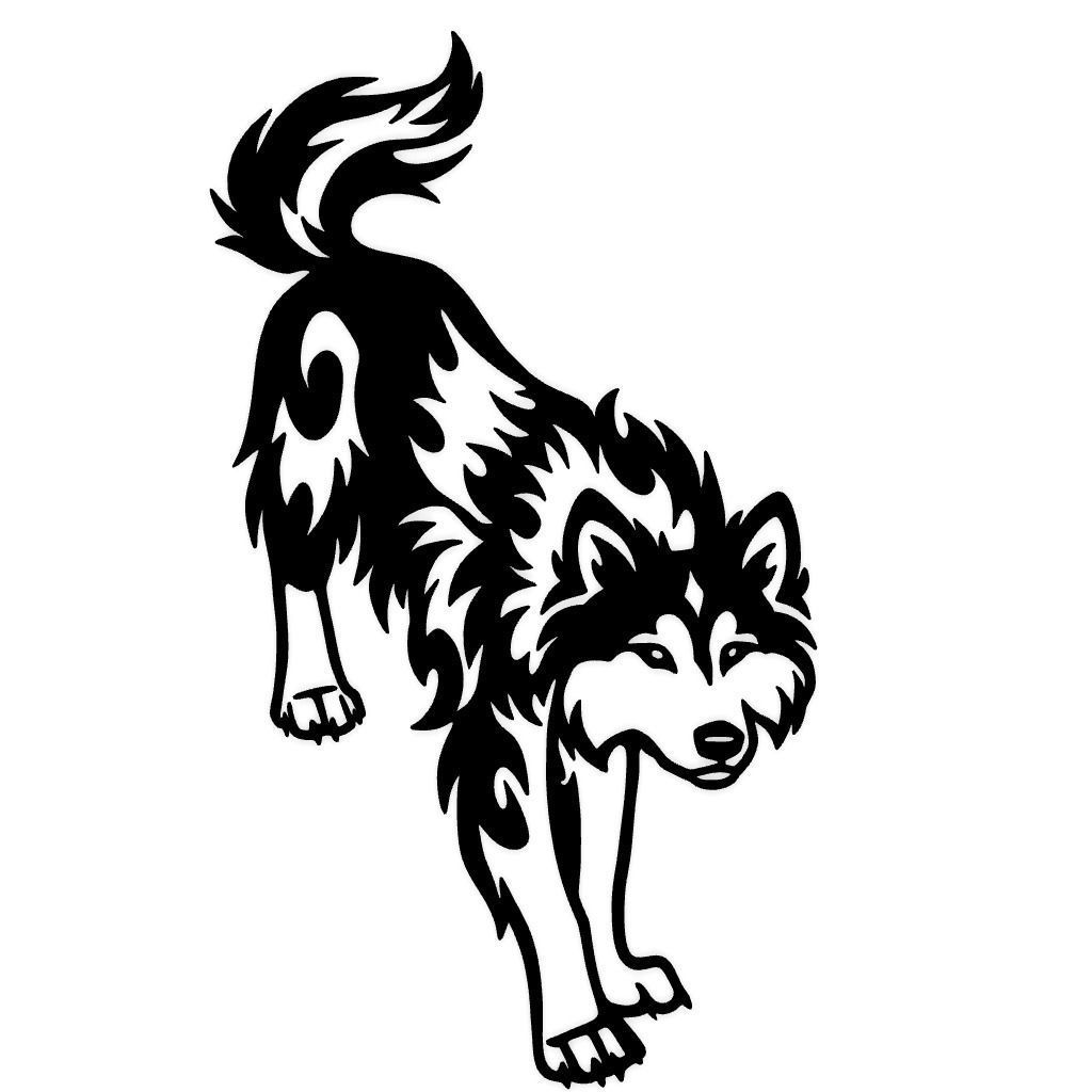 Decorative Wolf Decor 3D print model_2