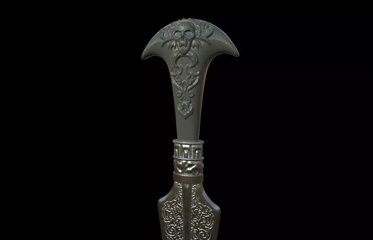 Harry Potter Bellatrix Lestrange Dagger 3d digital download 3D print model_0