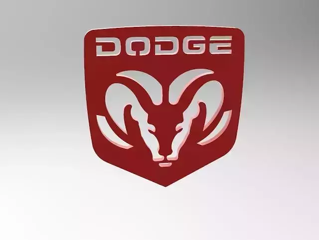 Dodge logo 3D print model