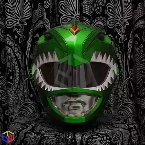 Tommy Oliver MMPR Green Ranger Helmet 3D print model