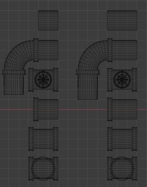 Small but usefull tube asset pack Free 3D model_4