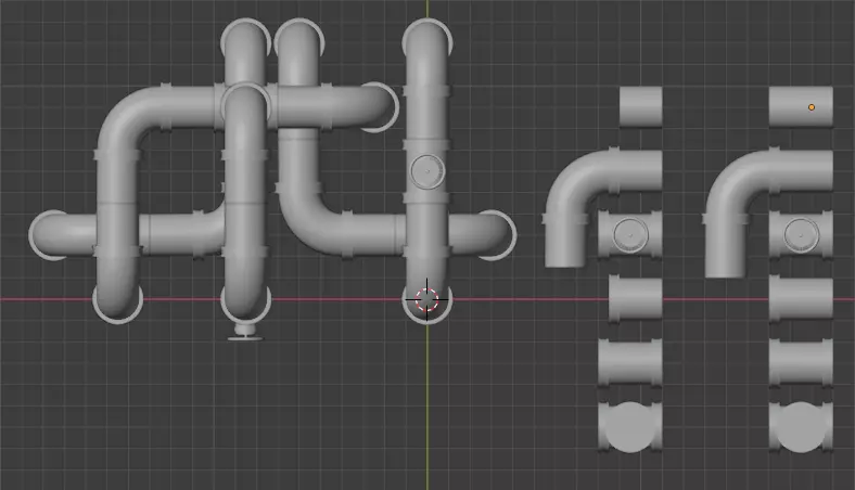 Small but usefull tube asset pack Free 3D model_0