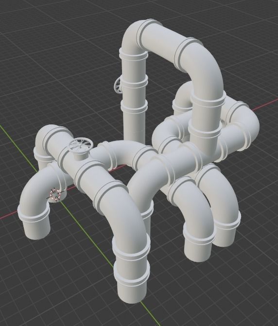 Small but usefull tube asset pack Free 3D model_3