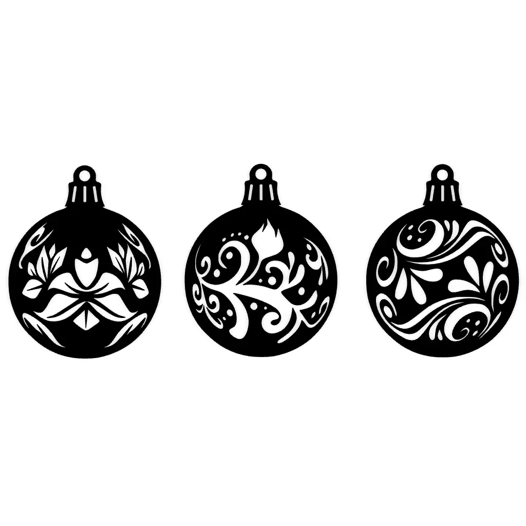 Christmas Ball Art 3D print model_0