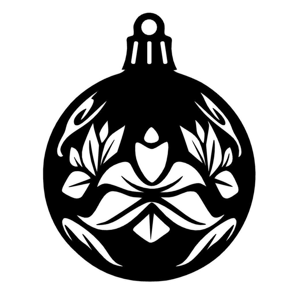 Christmas Ball Art 3D print model_2