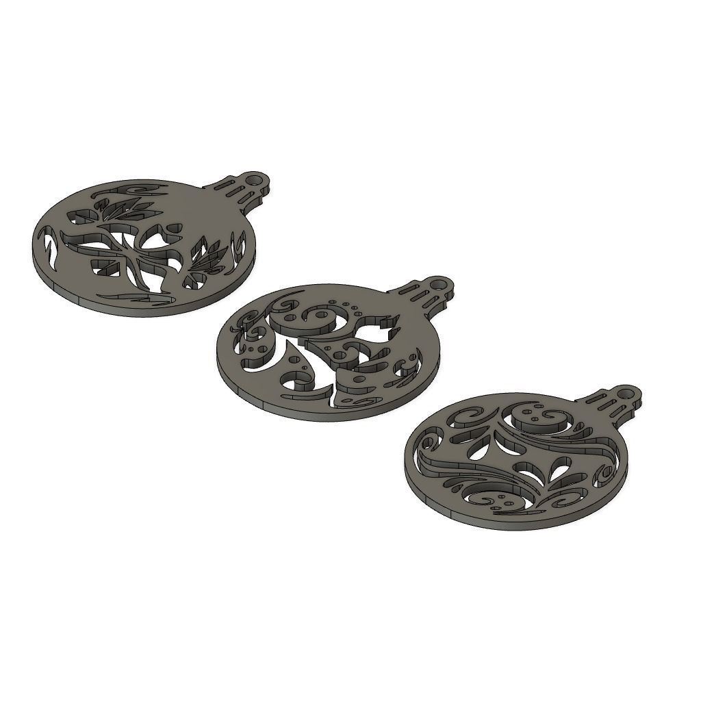 Christmas Ball Art 3D print model_1