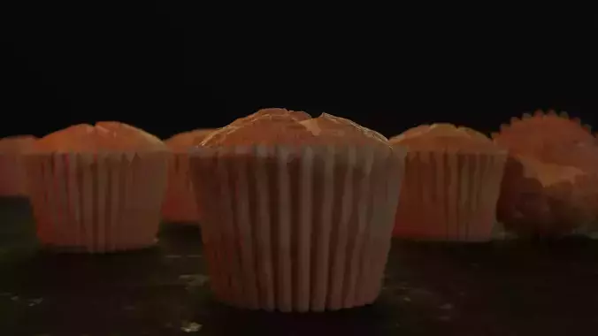Cupcake Low-poly and 3D printable