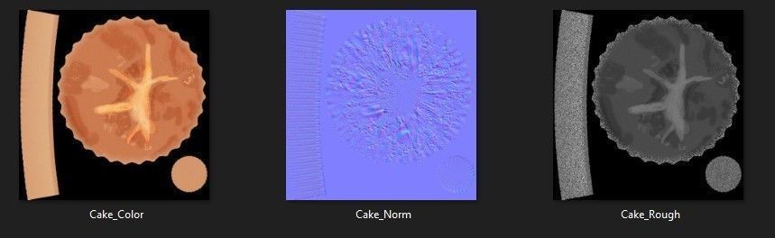 Cupcake Low-poly and 3D printable Low-poly 3D model_3