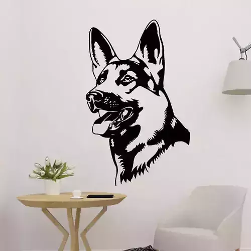 Service Dog 2D Wall Art
