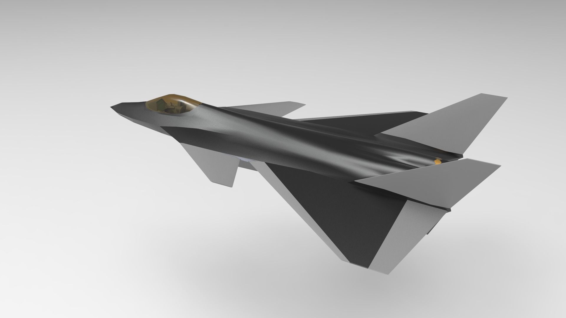 Chengdu J-20 3D model_3