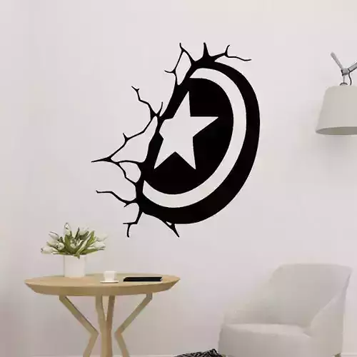 Shield Captain America Wall Decor