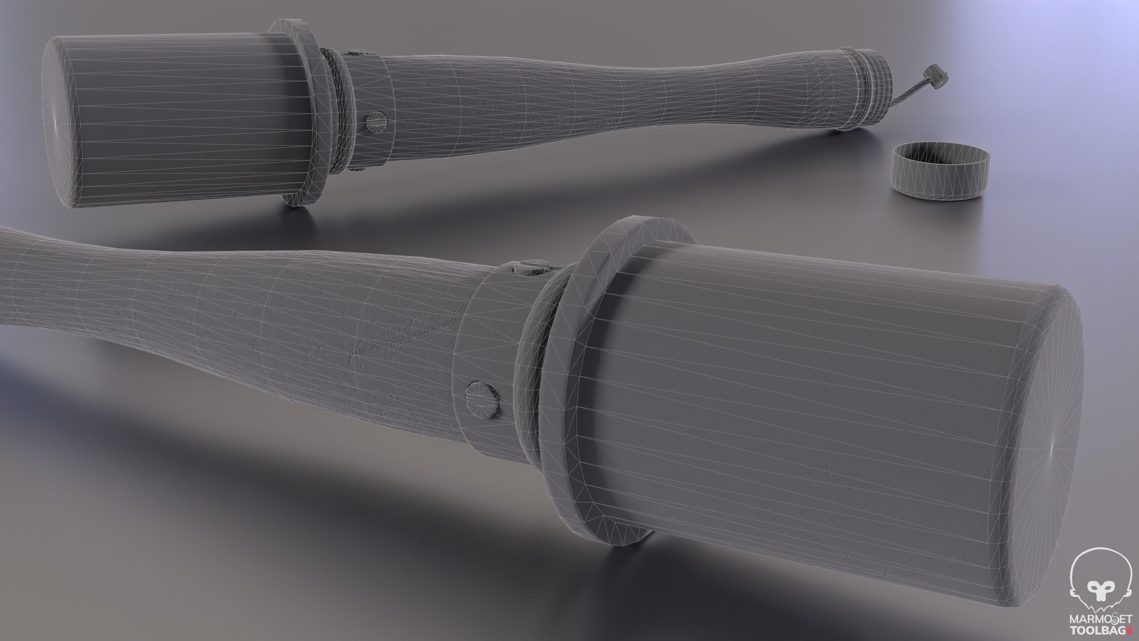 German M24 Grenade Free low-poly 3D model_5