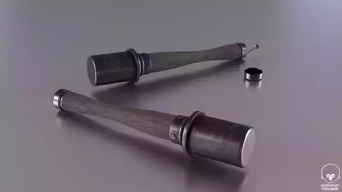 German M24 Grenade Free low-poly 3D model