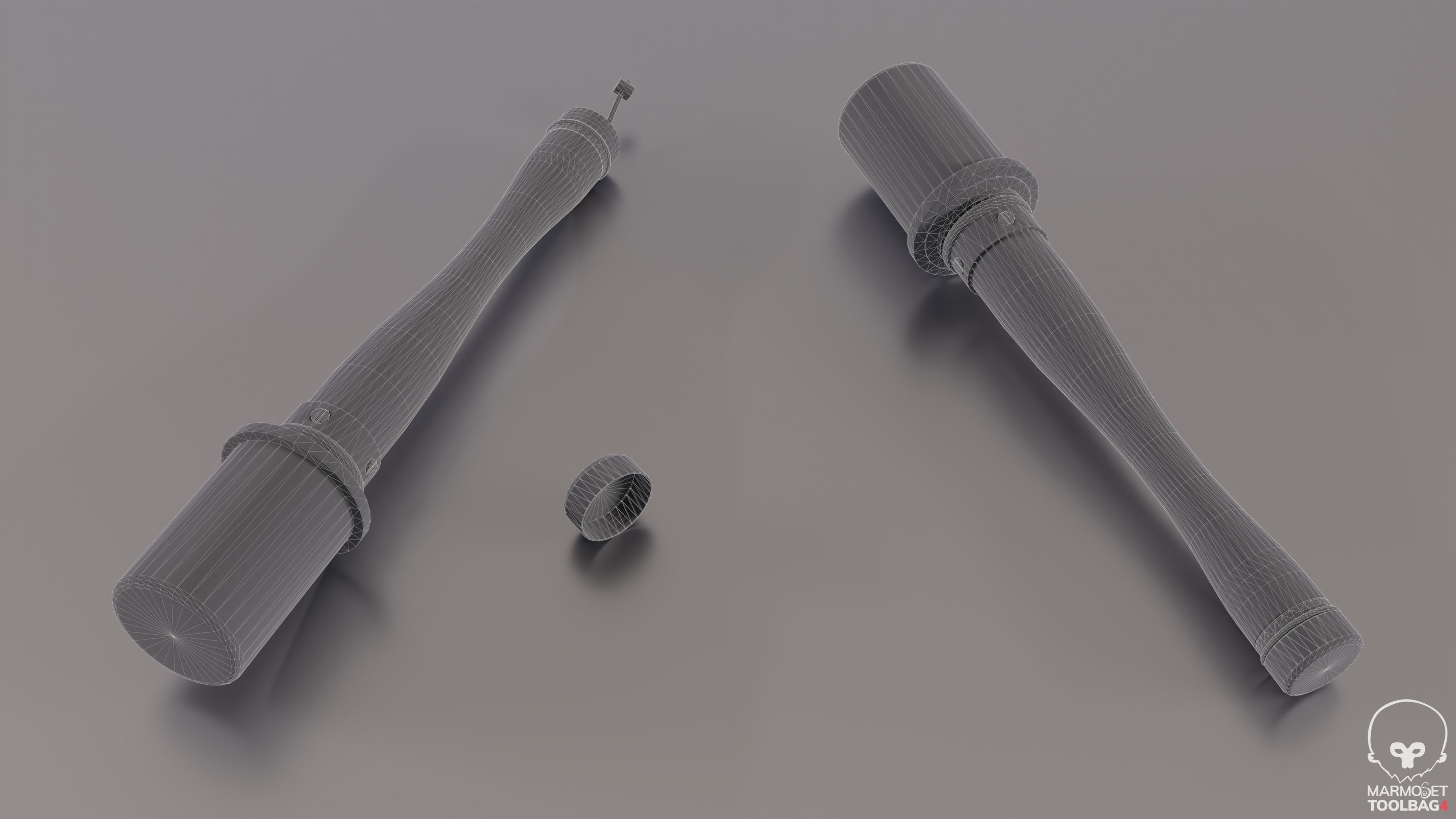 German M24 Grenade Free low-poly 3D model_4