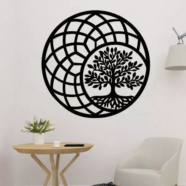 Tree Wall Decor 3D print model_0