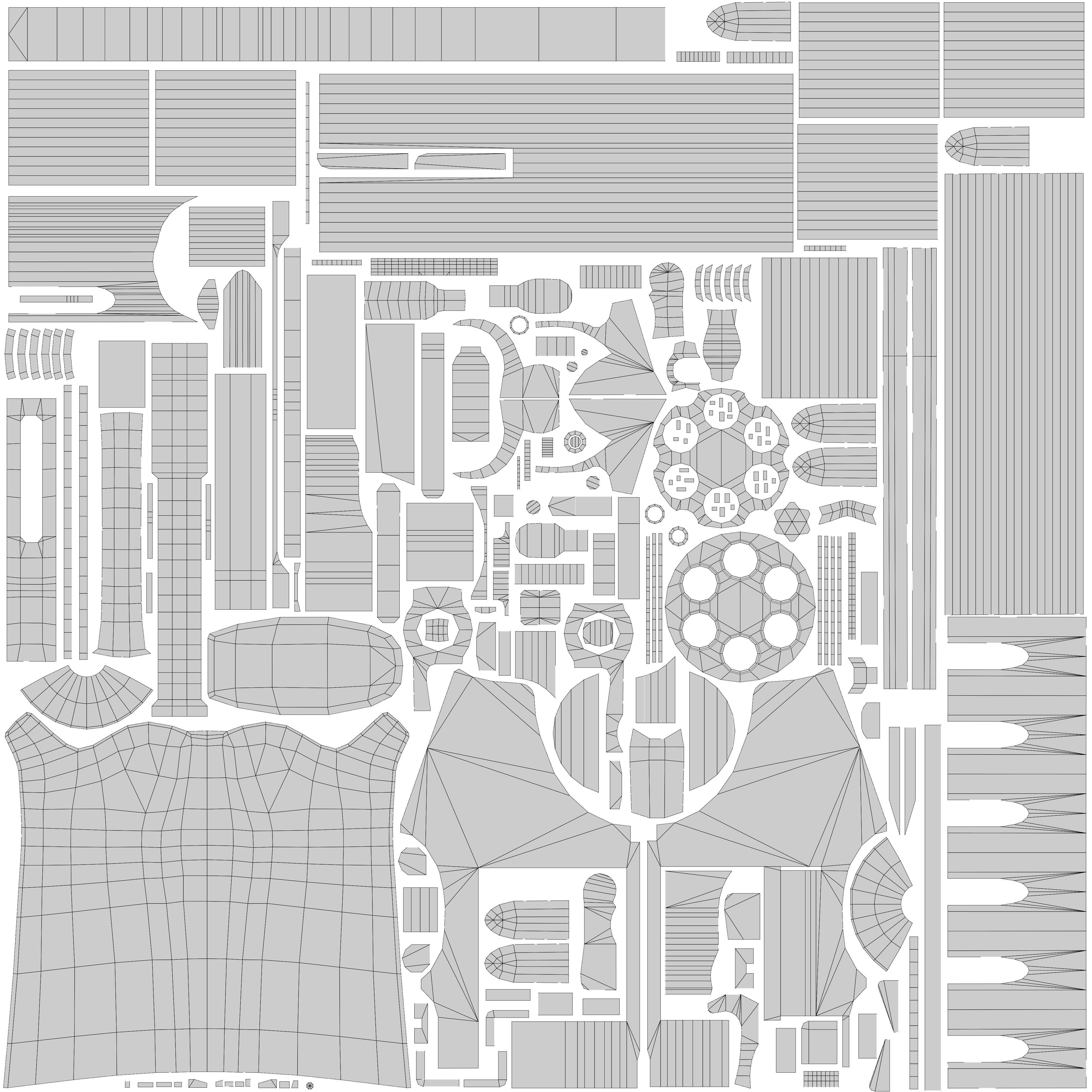 The revolver model is realistic Low-poly 3D model_21