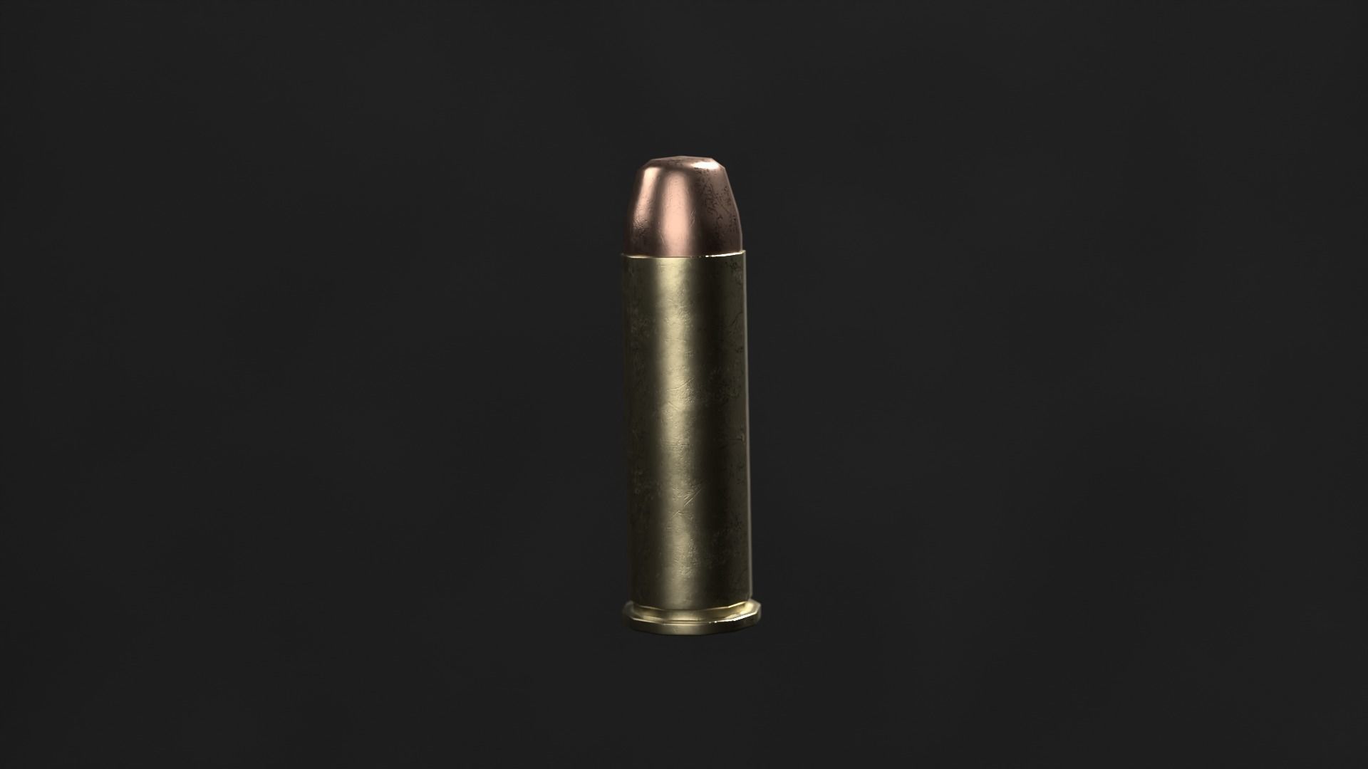 The revolver model is realistic Low-poly 3D model_15